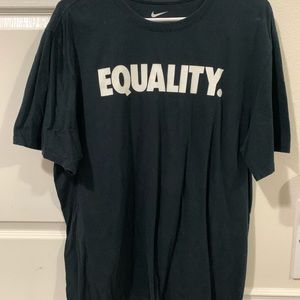 Nike Equality T shirt size XL